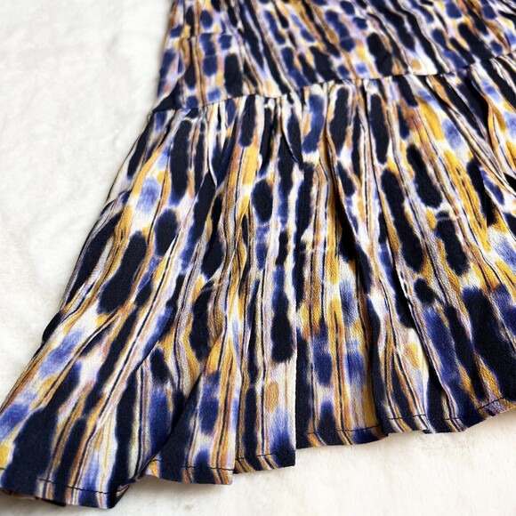 Corey Lynn Calter Aurora Top Drizzle Stripe Ruffle Flutter Sleeve Women’s XS - Picture 3 of 14